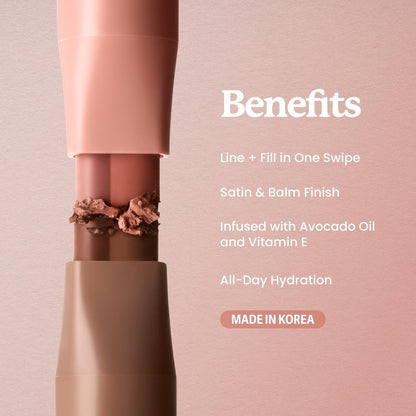 DoubleDown Lip Definer 2-in-1 Liner and Balm